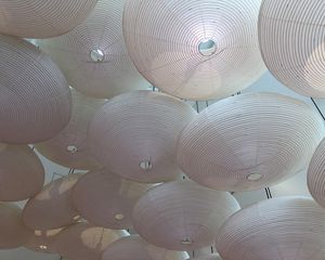 Preview wallpaper chinese lanterns, lanterns, white