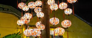 Preview wallpaper chinese lanterns, lighting, light, tradition, decor