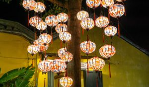 Preview wallpaper chinese lanterns, lighting, light, tradition, decor