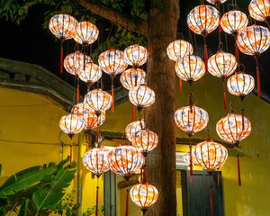 Preview wallpaper chinese lanterns, lighting, light, tradition, decor