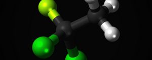 Preview wallpaper chlorofluorocarbons, dichlor, molecule, structure, atom, element
