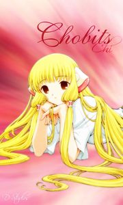 Preview wallpaper chobits, girl, blond, pose, legs