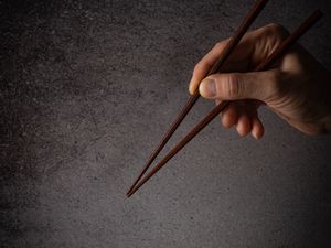 Preview wallpaper chopsticks, hand, fingers