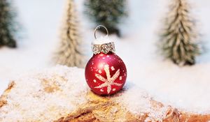 Preview wallpaper christmas decorations, ball, snowflake, winter, christmas, new year