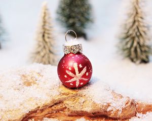 Preview wallpaper christmas decorations, ball, snowflake, winter, christmas, new year