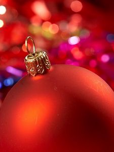 Preview wallpaper christmas decorations, balloon, blue, close-up