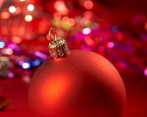 Preview wallpaper christmas decorations, balloon, blue, close-up