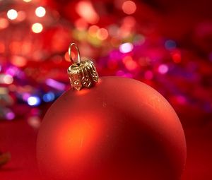 Preview wallpaper christmas decorations, balloon, blue, close-up