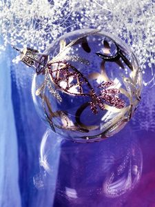 Preview wallpaper christmas decorations, balloon, surface, reflection, branches