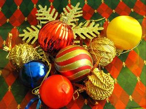 Preview wallpaper christmas decorations, balloons, diversity, snowflake