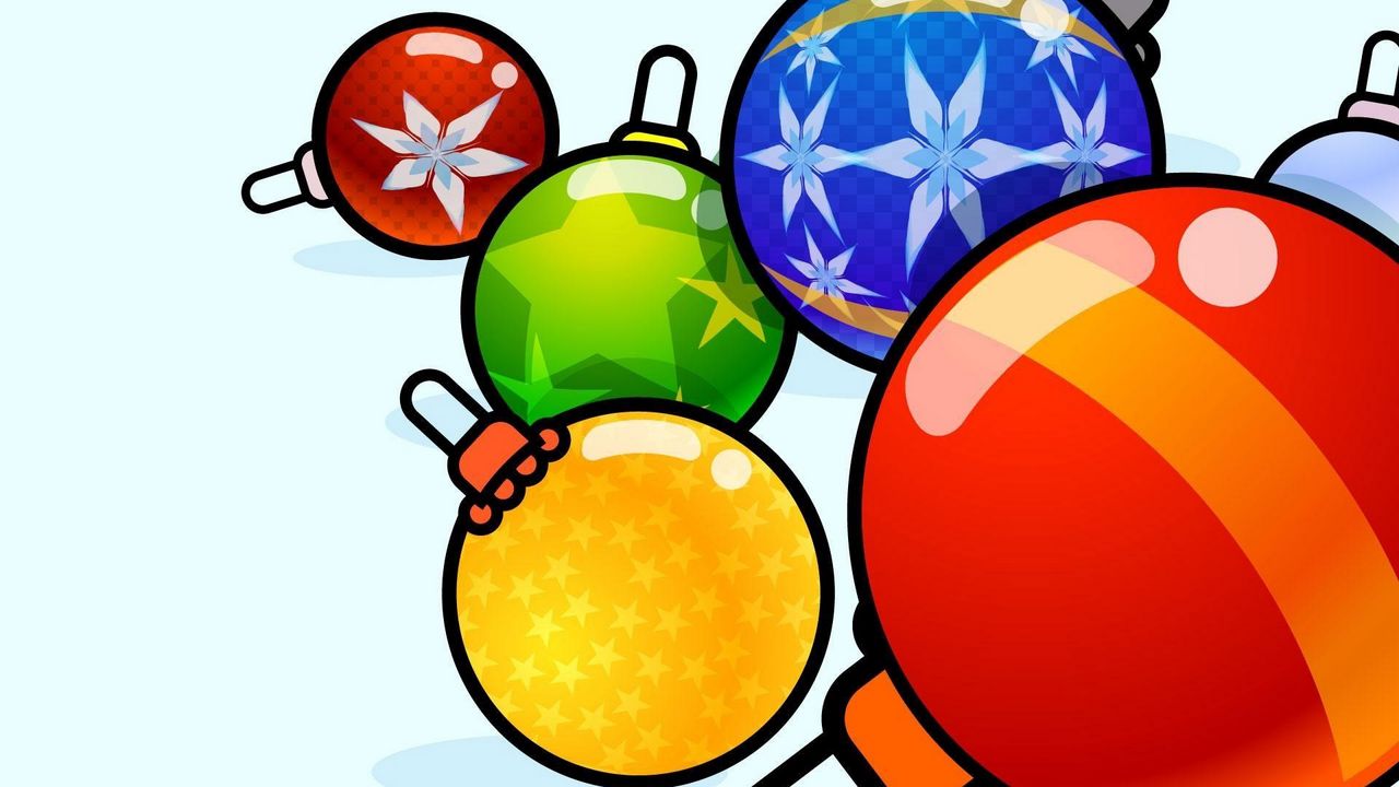Wallpaper christmas decorations, balloons, diversity, picture