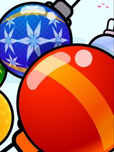 Preview wallpaper christmas decorations, balloons, diversity, picture