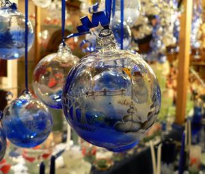 Preview wallpaper christmas decorations, balloons, glass, string, holiday