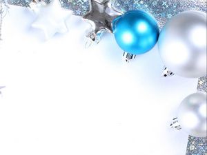 Preview wallpaper christmas decorations, balloons, stars, paper