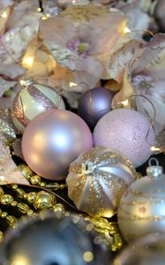 Preview wallpaper christmas decorations, balls, decoration