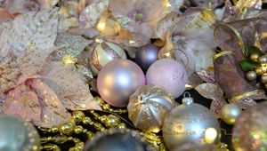 Preview wallpaper christmas decorations, balls, decoration