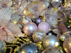 Preview wallpaper christmas decorations, balls, decoration