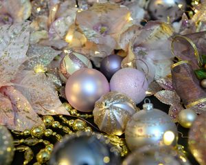 Preview wallpaper christmas decorations, balls, decoration