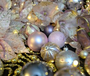 Preview wallpaper christmas decorations, balls, decoration