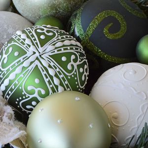 Preview wallpaper christmas decorations, christmas balls, new year