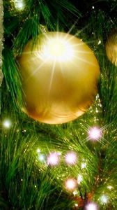 Preview wallpaper christmas decorations, christmas tree, garland, holiday, new year