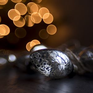 Preview wallpaper christmas decorations, glare, bokeh, new year, christmas