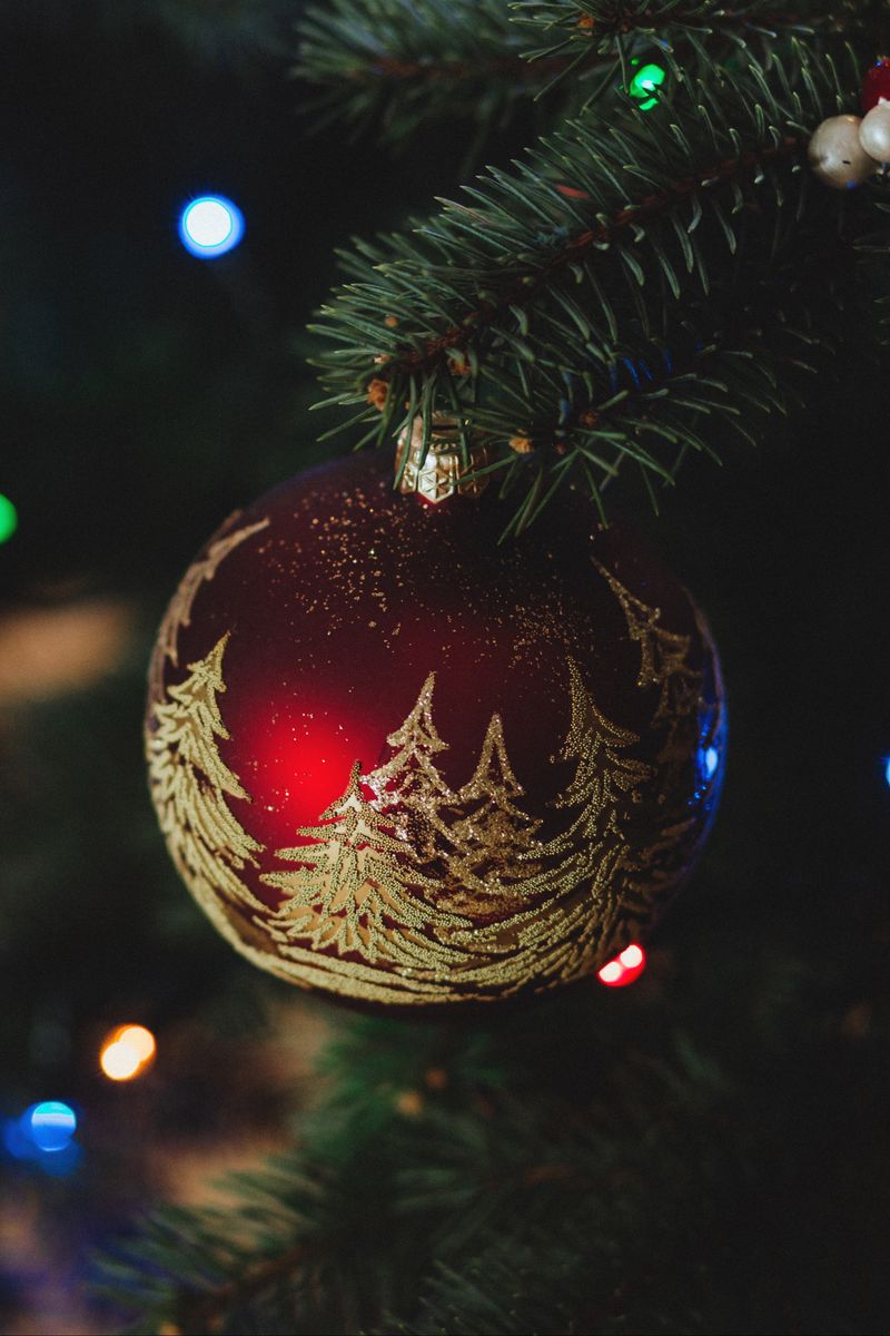 800x1200 Wallpaper christmas decorations, new year, christmas, christmas tree