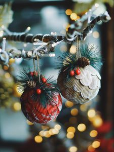 Preview wallpaper christmas decorations, new year, christmas, decoration, glare