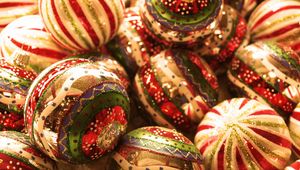 Preview wallpaper christmas ornament, new year, christmas, balls, toys