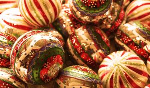 Preview wallpaper christmas ornament, new year, christmas, balls, toys