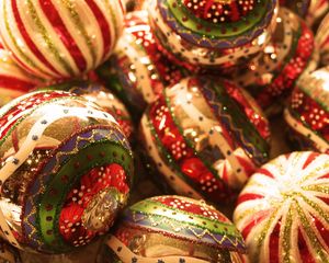 Preview wallpaper christmas ornament, new year, christmas, balls, toys