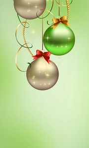 Preview wallpaper christmas ornament, new year, christmas, balls