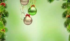 Preview wallpaper christmas ornament, new year, christmas, balls