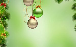 Preview wallpaper christmas ornament, new year, christmas, balls