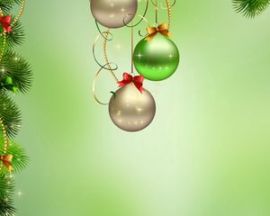 Preview wallpaper christmas ornament, new year, christmas, balls