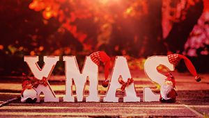Preview wallpaper christmas, ornaments, snowman, santa claus