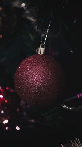 Preview wallpaper christmas toy, ball, christmas, new year, shine