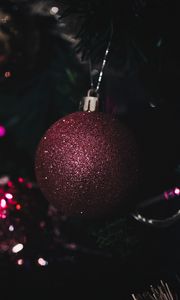 Preview wallpaper christmas toy, ball, christmas, new year, shine