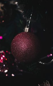 Preview wallpaper christmas toy, ball, christmas, new year, shine