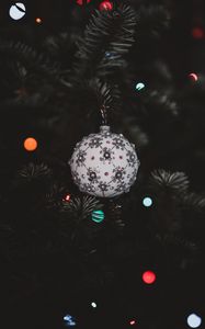 Preview wallpaper christmas toy, christmas, new year, ball, tree, decoration