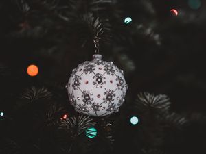 Preview wallpaper christmas toy, christmas, new year, ball, tree, decoration