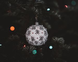 Preview wallpaper christmas toy, christmas, new year, ball, tree, decoration