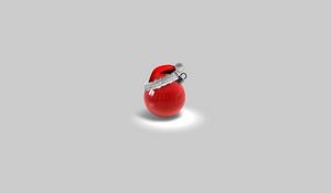 Preview wallpaper christmas toys, ball, hat, red, attributes, holiday, christmas