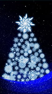 Preview wallpaper christmas tree, art, new year