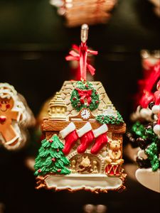 Preview wallpaper christmas tree, christmas, decoration, holiday, new year