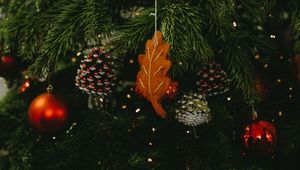 Preview wallpaper christmas tree, decoration, new year, christmas, holiday