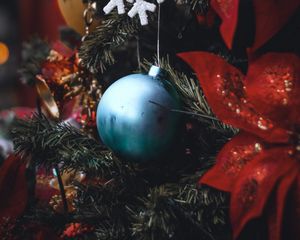 Preview wallpaper christmas tree, decoration, new year, christmas, holidays