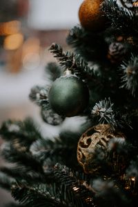 Preview wallpaper christmas tree, decorations, balls, new year, christmas, holidays