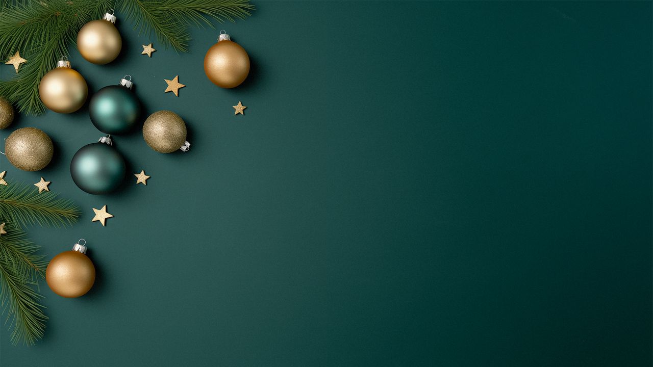 Wallpaper christmas tree decorations, balls, branches, green, new year, christmas