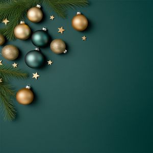 Preview wallpaper christmas tree decorations, balls, branches, green, new year, christmas